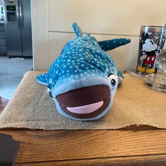 Disney Other - Disney Blue and White Plush Whale Shark from Dory movie